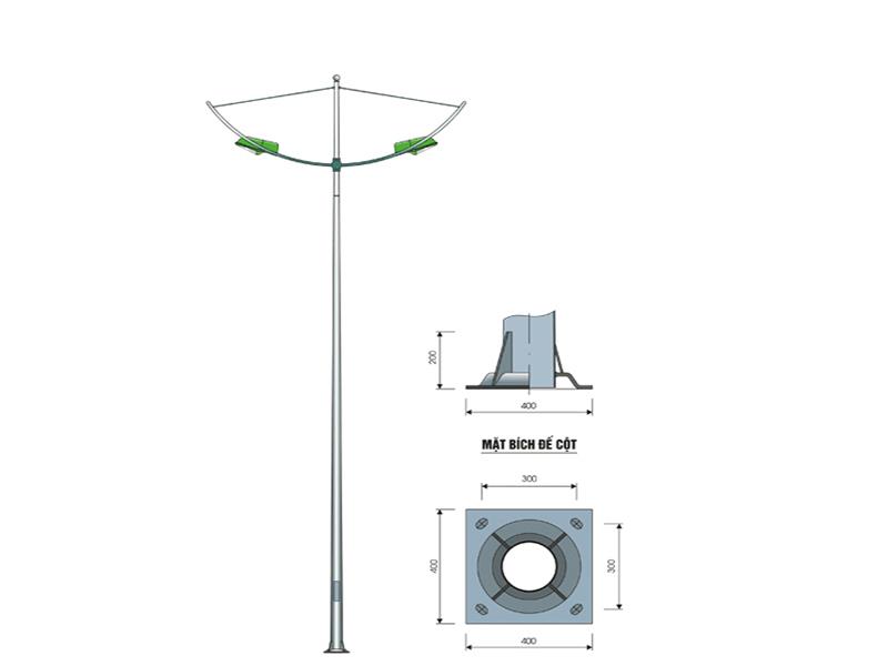 Cột đèn cao áp 17