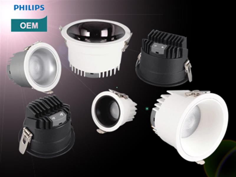 ĐÈN DOWNLIGHT LED ÂM TRẦN MÀU ĐEN-TRẮNG. CHÓA TRẮNG-ĐEN-BẠC-VÀNG TAL/PHILIPS OEM 6W. MODEL: TAL DPL08