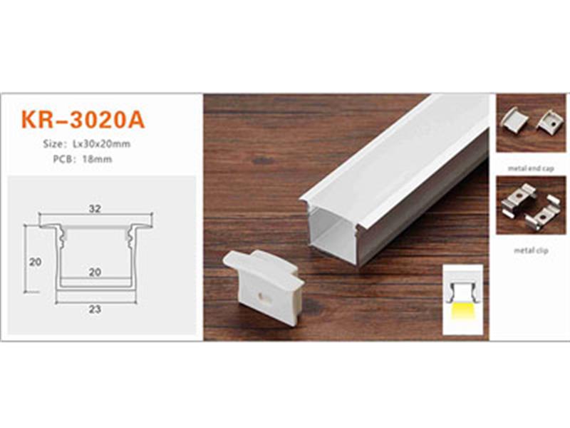 Nhôm profile lắp âm KR-3020A