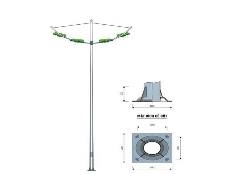 Cột đèn cao áp 18