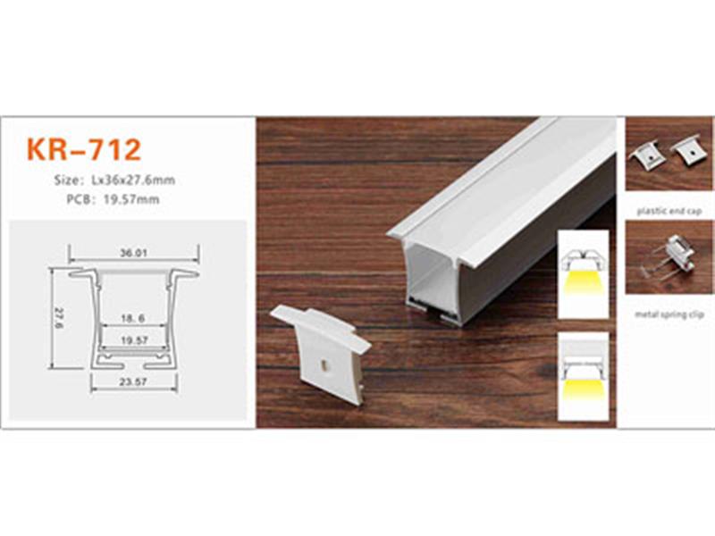 Nhôm profile lắp âm KR-712