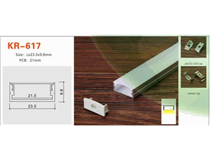 Nhôm profile lắp nổi KR-617