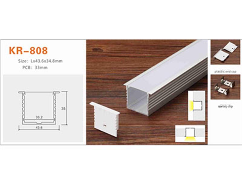 Nhôm profile lắp âm KR-808