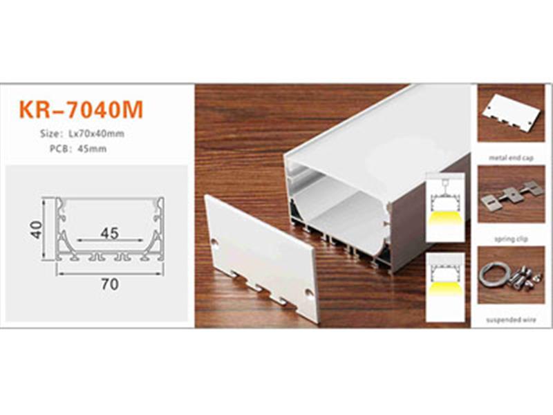 Nhôm profile lắp nổi KR-7040M