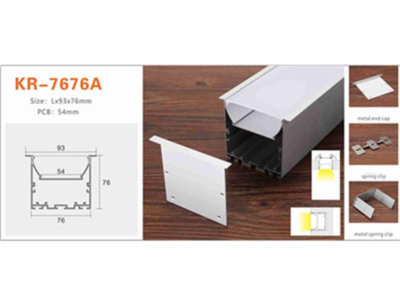 Nhôm profile lắp âm KR-7676A