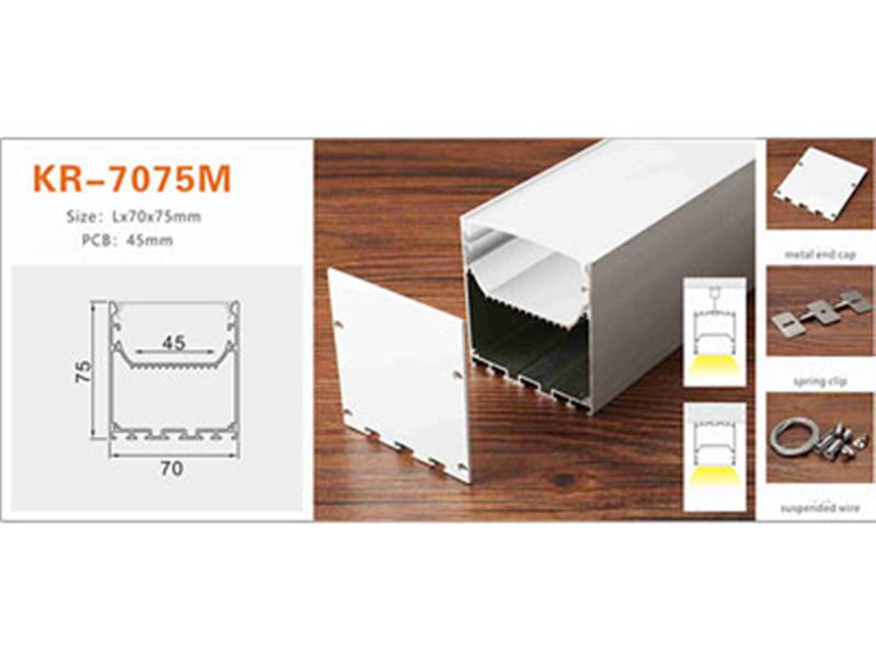 Nhôm profile lắp nổi KR-7075M