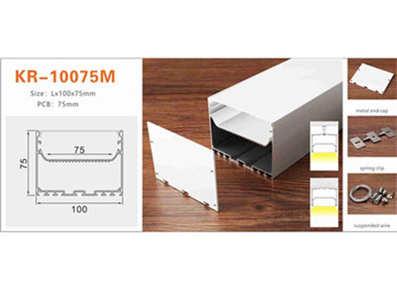 Nhôm profile lắp nổi KR-10075M