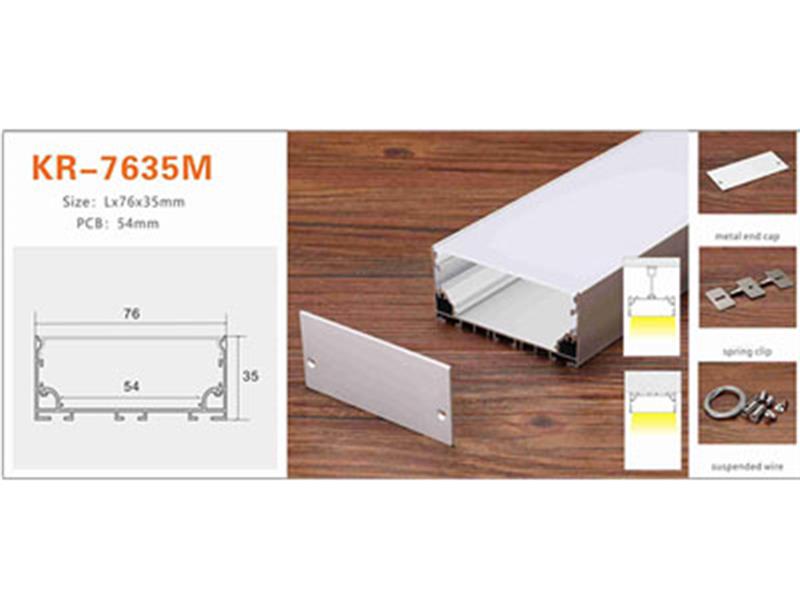 Nhôm profile lắp nổi KR-7635M