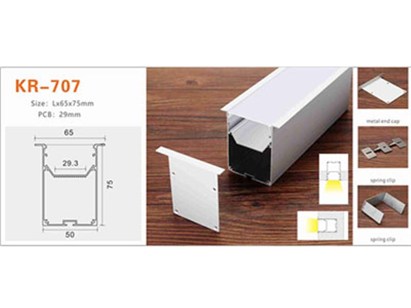 Nhôm profile lắp âm KR-707