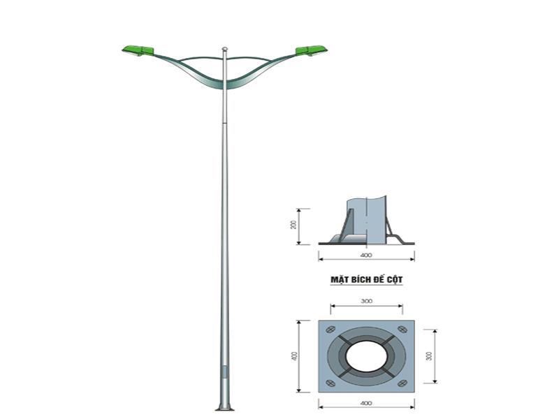 Cột đèn cao áp 23