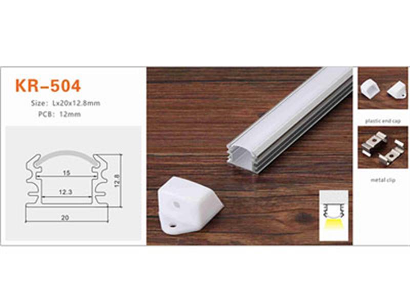 Nhôm profile lắp nổi KR-504