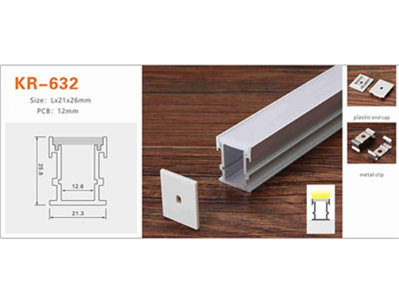 Nhôm profile lắp nổi KR-632