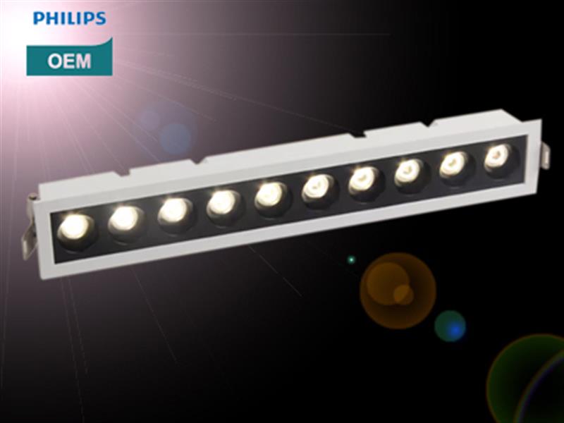 ĐÈN LED ÂM TRẦN SP10 MÀU ĐEN, TRẮNG 10 BÓNG 15W TAL/PHILIPS OEM. MODEL: TAL MPL902