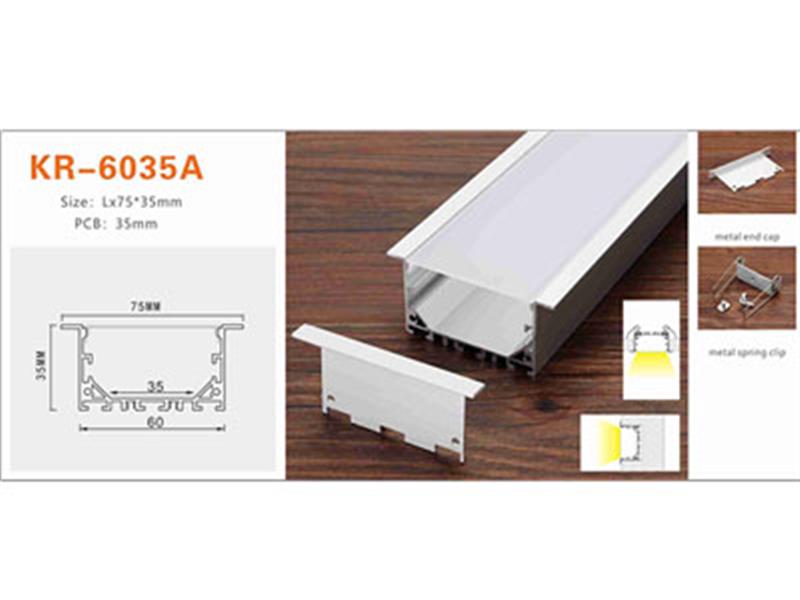 Nhôm profile lắp âm KR-6035A