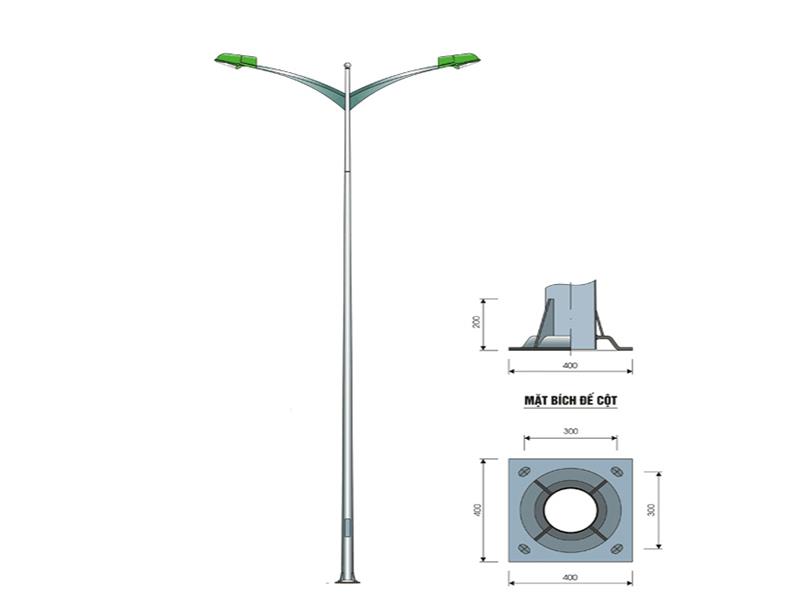 Cột đèn cao áp 36