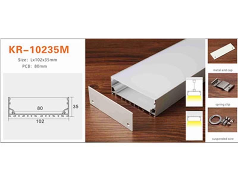 Nhôm profile lắp nổi KR-10235M