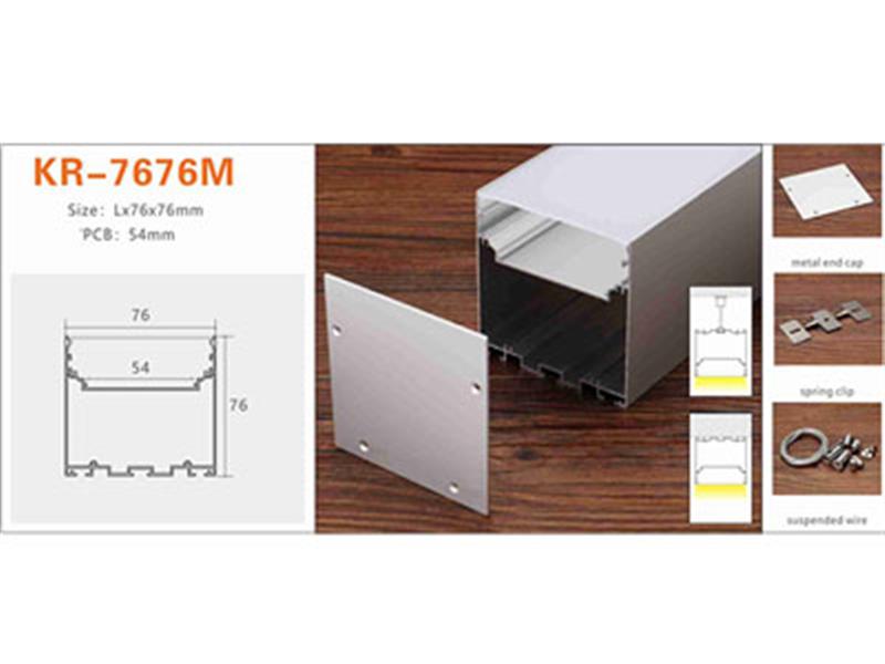 Nhôm profile lắp nổi KR-7676M