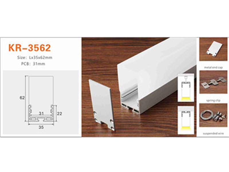 Nhôm profile lắp nổi KR-3562