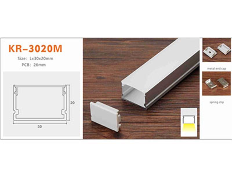 Nhôm profile lắp nổi KR-3020M