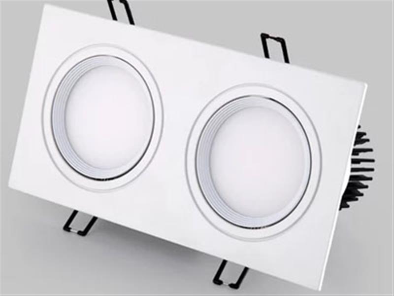 Đèn downlight LED đôi có mặt meca mờ 2*5W: TM580-2