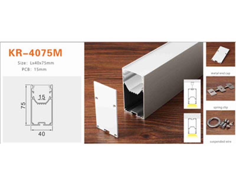 Nhôm profile lắp nổi KR-4075M