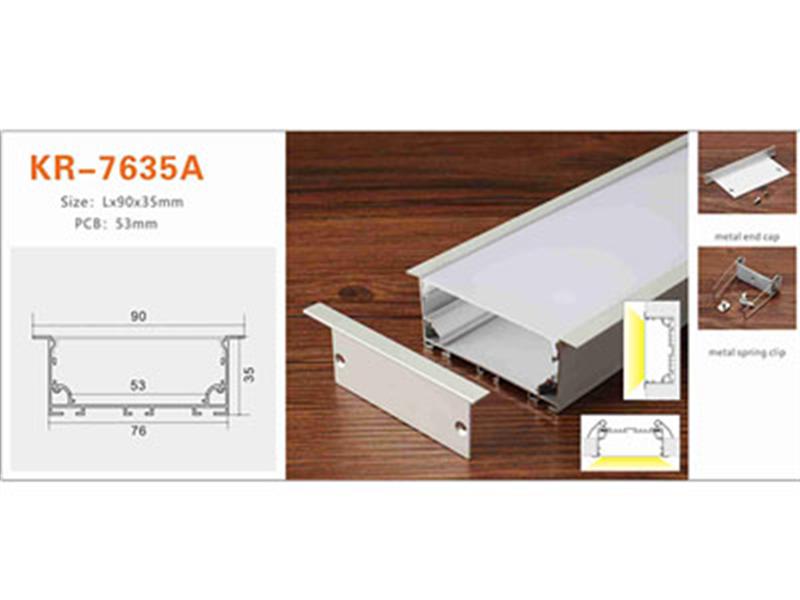 Nhôm profile lắp âm KR-7635A