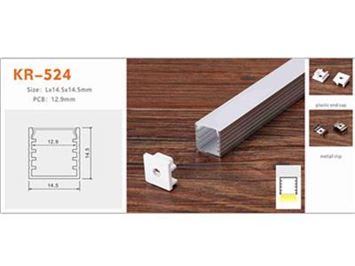 Nhôm profile lắp nổi KR-524