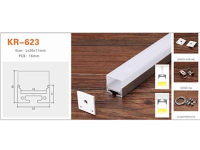 Nhôm profile lắp nổi KR-623