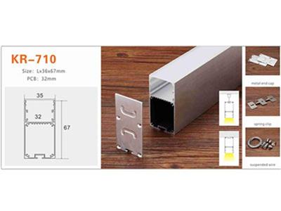 Nhôm profile lắp nổi KR-710