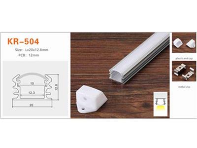 Nhôm profile lắp nổi KR-504