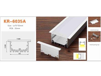 Nhôm profile lắp âm KR-6035A