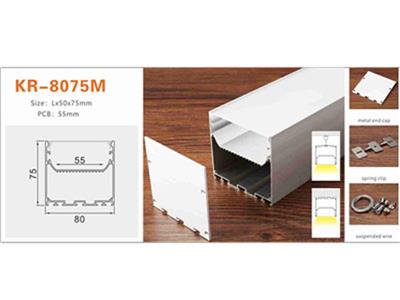 Nhôm profile lắp nổi KR-8075M