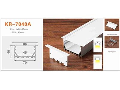 Nhôm profile lắp âm KR-7040A