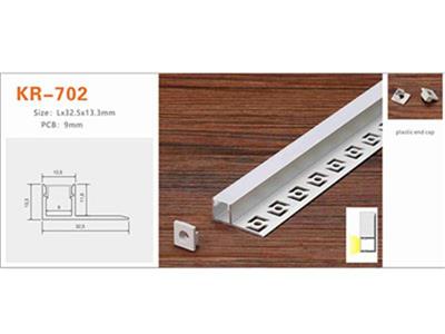 Nhôm profile lắp bậc cầu thang hoặc lan can cầu thang KR-702