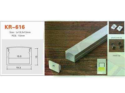 Nhôm profile lắp nổi KR-616