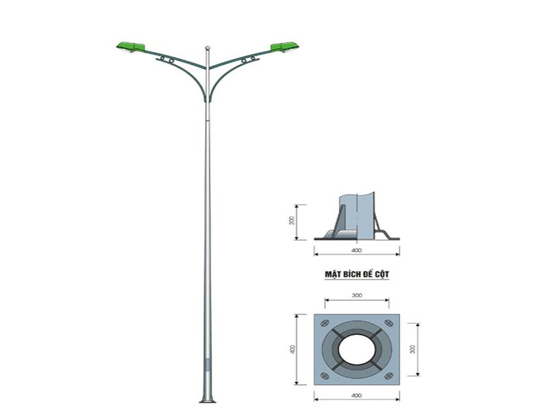 Cột đèn cao áp 34