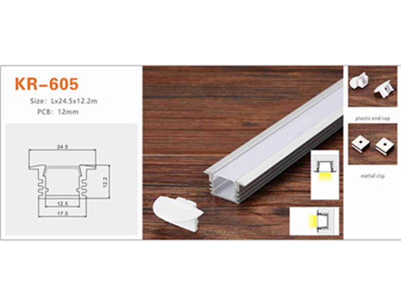 Nhôm profile lắp âm KR-605